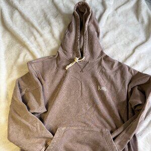 Kith Overdyed Heather Williams III Hoodie - Light Rogue Size L